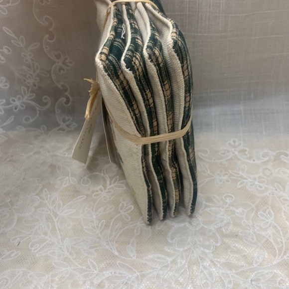 2003 Harry & David 4pc Spiced Apple Pie Mug Mats 5"x5" Fragrant coastets tree - Picture 4 of 9